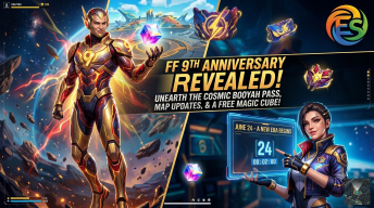 Garena Confirms Free Fire 9th Anniversary Date: A New Era Drops on June 24 with OB54 Update!