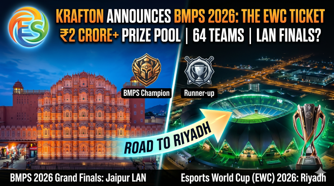 Road to Riyadh: KRAFTON Unveils BMPS 2026 with โน2 Crore Prize Pool and Esports World Cup Slots